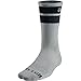 Nike Mens Elite SB Skate Crew Sock Dark Grey Heather/Black/Black/Dark Grey Heather LG (Men's Shoe 8-12, Women's Shoe 10-13)