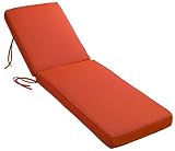 Strathwood Chaise Lounge Replacement Cushion, Paprika