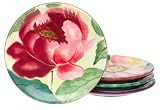 Pfaltzgraff Flower Market Accent Salad Plates, Set of 4