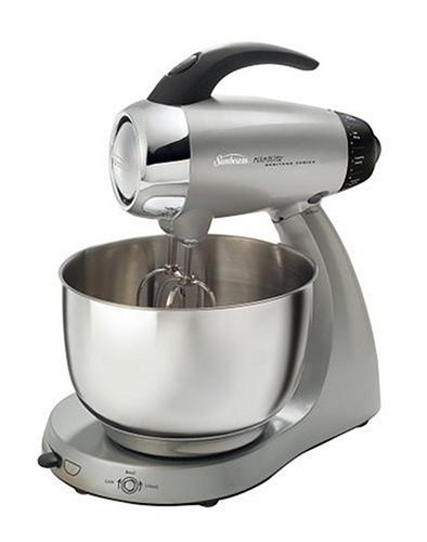 Sunbeam 2347-030 Heritage Series 12-Speed Stand Mixer, Silver