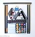 Billiard Pool Table Accessory Kit W/ Swirl Marble Style Ball Set