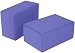Yoga Block 2 pack 4 in. x 6 in. x 9 in. Larger Size High Quality 3 colors by Bean Products