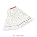 Rubbermaid FGC21306BL00 Looped-End Large Mop Head - 1" Headband, 4-Ply Cotton/Synthetic, Blue