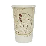 Solo RP16PSYM Double-Sided Polycoat Paper Cold Cup, 16 oz Size (50 Packs of 50)