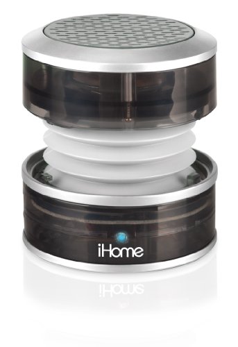 iHome iHM60GT Rechargeable Mini Speaker (Gray Translucent)