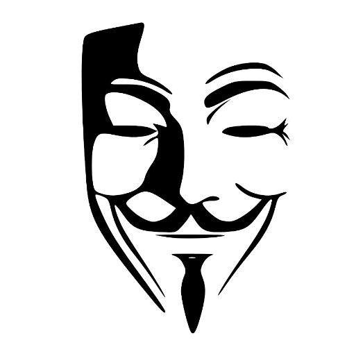 Huge save onmasks guy fawkes Guy Fawkes mask decal, perfect for Anonymous laptops, V for Vendetta