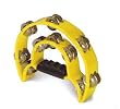 Pro Half Moon Tambourine Double Cutaway MT-1 -Yellow