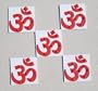 Set of Five Pyramid Om Symbols-to Attract Good Luck and Abundance