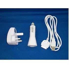 Car/Mains/Sync USB Cable Charger For Apple iPhone 3G