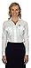 Van Heusen Women's Aviator Pilot Shirt - Long Sleeve, White