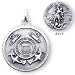 Sterling Silver St Michael United States Coast Guard Medal and 20-inch Chain