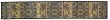 Laser Printed Split Bamboo Stained Glass 12"x72" Veranda Runner