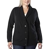Womens' Plus-Size Merona® Ebony V-Neck French Terry Cardigan 4