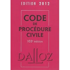 Code de proc�dure civile 2012