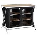 10T Camping-Schrank flapBOX, schwarz, 6 F�cher