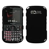 Solid Black Hard Protector Case Cover For Pantech Caper TXT8035