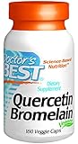 Doctor's Best Quercetin/Bromelain Capsules, 180-Count