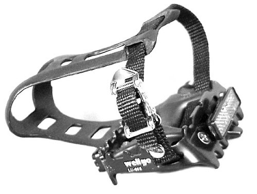 Wellgo MT/Commuter Pedal with Toeclips 9/16