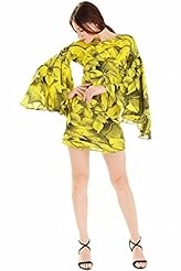 Shift Polyester General Print Bell Sleeves Evening Dress/Prom Dress/Wedding Party Dress 