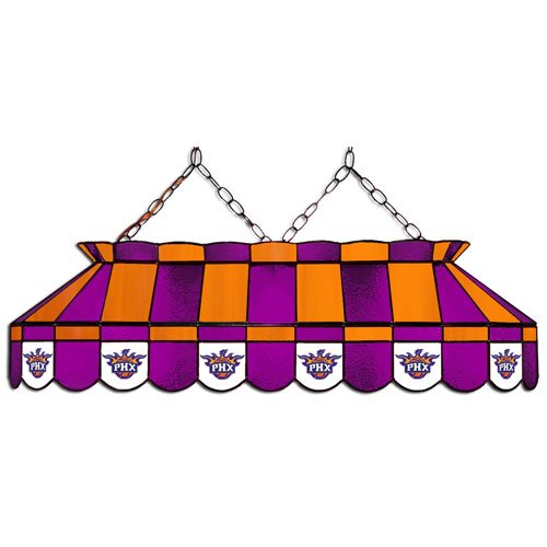 Imperial Phoenix Suns Licensed 40-Inch Rectangular Stained Glass Billiard Table Light