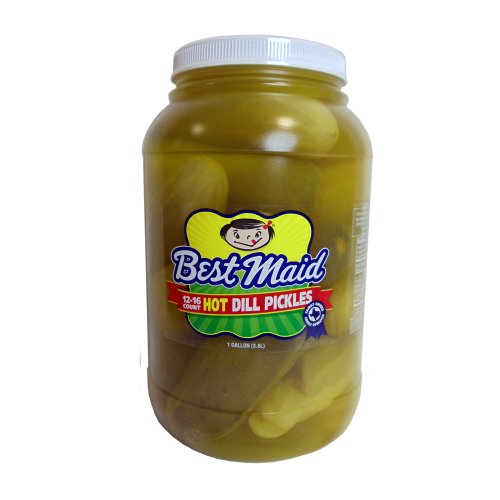 Best Maid Hot Dill Pickles 1 Gallon Jar ( Case of 4) Review