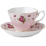 New Country Roses Pink Cup and Saucer