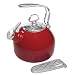 Chantal Enamel-On-Steel Classic Teakettle, Chili Red