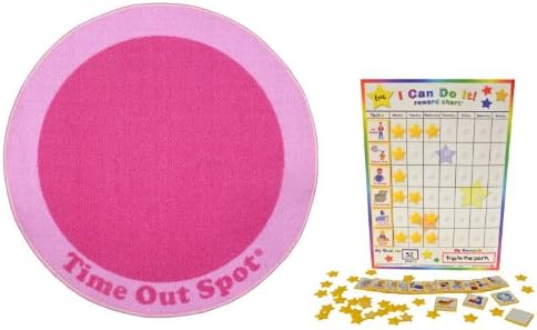 Kenson Kids Responsibility Chart & Time Out Spot, Pink