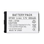 Standard Li-Ion Battery for LG Neon GT365, White