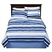 Read King Bed in a Bag Comforter Set Blue & White Stripes Details King Bed in a Bag Comforter Set Blue & White Stripes