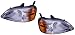 2001-2003 (2001 2002 2003 01 02 03) Honda Civic Sedan Headlight Assembly - One Pair(Both Driver and Passenger Sides) - DOT Certified Headlight