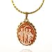 Jewelry : 14K Three Muses Shell Cameo & Snake Chain 18'
