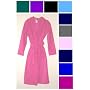 Kids Lightweight Velour Robe with Patch Pockets and Belt. Sizes 6-14 in Many Colors!