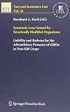 Economic loss caused by genetically modified organisms : liability and redress for the adventitious presence of GMOs in non-GM crops