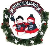Buffalo Bills 20 Inch Team Snowman Wreath (Quantity of 1)