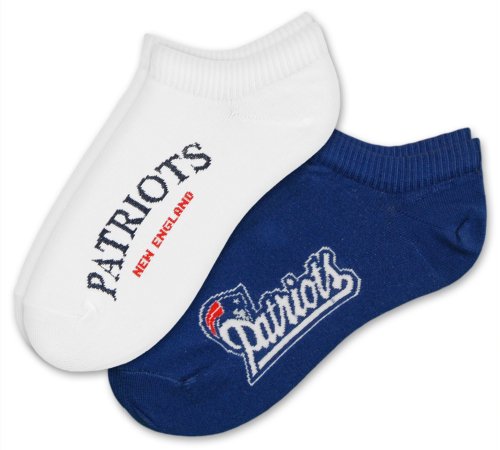 New England Patriots Women's No-Show Socks (2-pack)