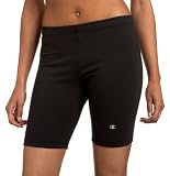  : Champion Women's Cotton Blend 7" Fit Short, Oxford Grey, Medium