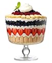 Luigi Bormioli Michelangelo Masterpiece 8-1/2-inch Trifle Bowl with Lid