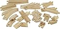 25 Piece Wooden Track Pack - Bigjigs Rail - Compatible with other leading Brands