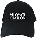 CAPS BLACK EMBROIDERY " VILOYATI KHATLON SIMPLE WORD " TAJIKISTAN