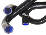 Mizu H-350Z-03BK Black Silicone Hose Kit for Nissan 350Z