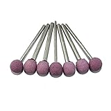 ノーブランド品 ゴム砥石 2.35mmシャンク コーン ヘッド セラミック 研磨 マウント50個入り NO.33