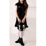 (キャサリンコテージ)Catherine Cottage 子供服 スパンコールベロアワンピース PC008 120cm 黒
