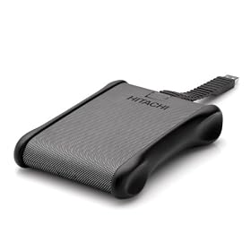 Hitachi SimpleTOUGH 320 GB USB 2.0 Portable External Hard Drive ST/320GB (Carbon Fiber)