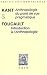 Anthropologie du point de vue pragmatique et introduction à l'Anthropologie (Broché)