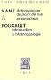 Anthropologie du point de vue pragmatique et introduction � l'Anthropologie