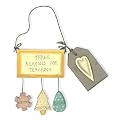 East of India Teacher Gift Three Reason for Teaching Plaque
