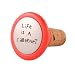 Kitchen & Housewares : Quirky Corks Wine Stopper - Life is a Cabernet