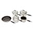Kitchen Craft Stainless Steel Five Piece Cookware Set