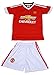 2015 Manchester United #10 Rooney Kids Home Soccer Jersey & Shorts Youth Sizes